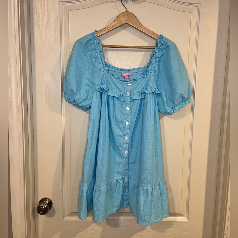 Stoney Clover Light Blue Ruffle Dress - Picture 4 of 9